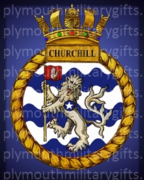 HMS Churchill Magnet